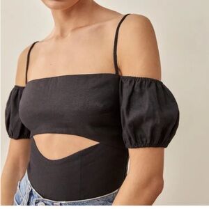 Reformation Lainey linen Top